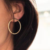 Earing Women Brinco 2020 Top Fashion Promotion Pendientes Tassel Earrings Han Edition Contracted Joker Pigment Surface Circle