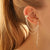 2020 earings long women fashion earing for womens dangling 1piece Punk Rock Style Young Gift Leaf Chain Tassel Earrings Q60